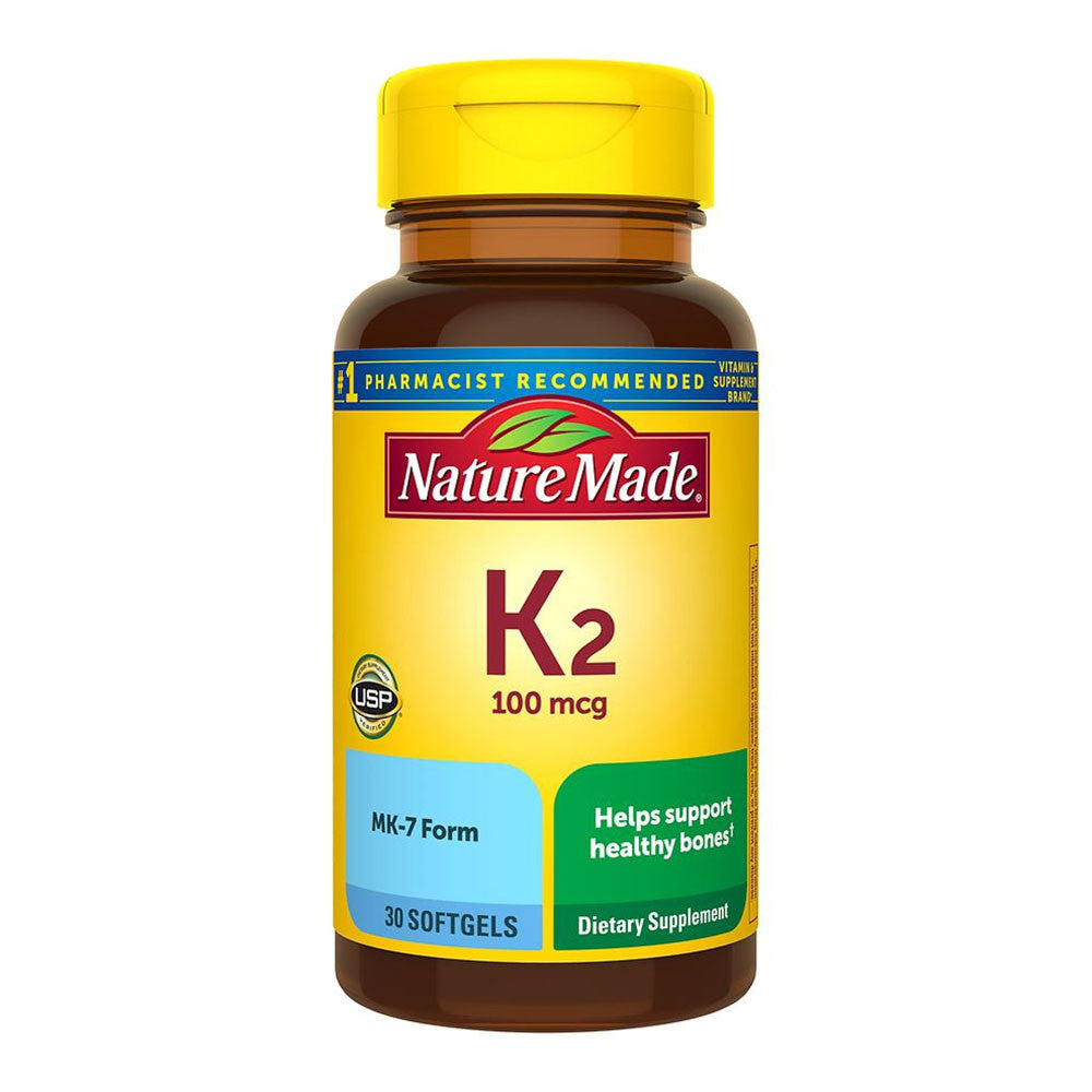 Nature Made Vitamin K2 100 Mcg Softgels, 30 Ea